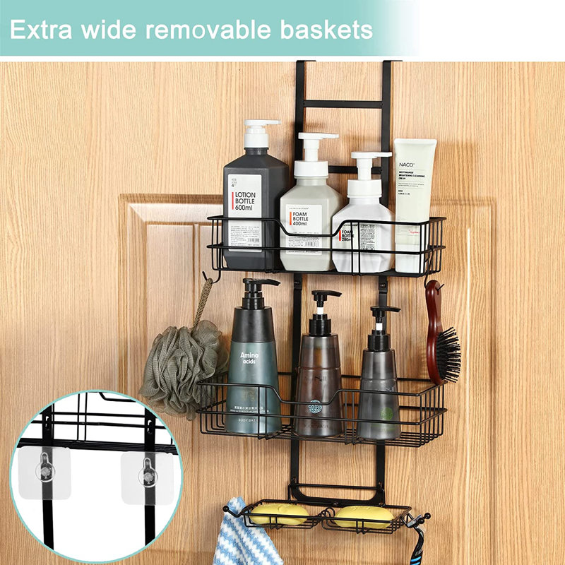 Rebrilliant Kourtlyn Suction Shower Caddy & Reviews Wayfair